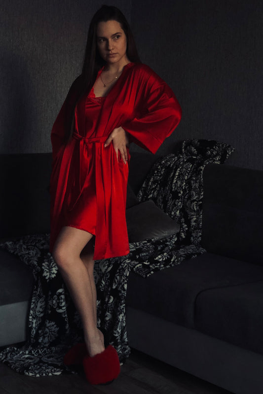 Naktinių komplektas "šilko apsuptyje 1"